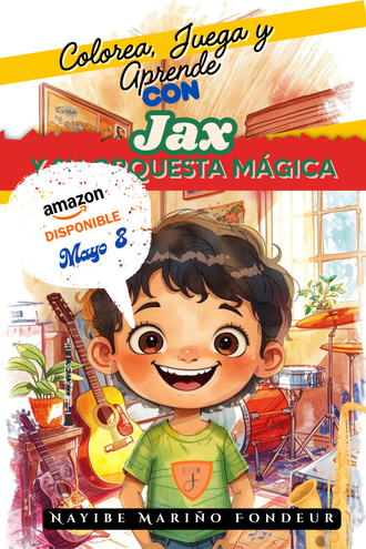 Portada del libro infantil Jax y su orquesta mágica - Edición Digital Kindle