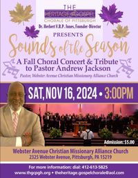Heritage Gospel Chorale of Pittsburgh Fall Concert