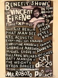 Rock N Roll Art Show Benefit Concert for Vince Eirene’s Family Expenses 