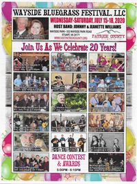 Wayside Bluegrass Festival - With Bob & Kirby's Double H Bluegrass - Cancelled due to COVID-19