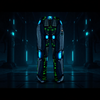 Greaves of Swiftness: Pixel Art Mega Man X Inspired Armor Sweatpants | +1 AGI Gamer RPG IRL Techwear | Origin