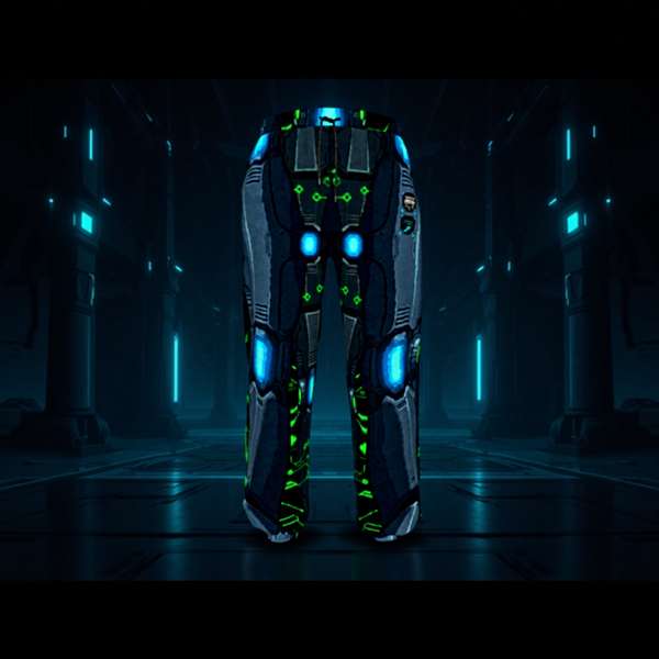 Greaves of Swiftness: Pixel Art Mega Man X Inspired Armor Sweatpants | +1 AGI Gamer RPG IRL Techwear | Origin