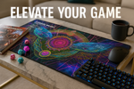 Ascension Protocol Desk Mat: IRL RPG Inventory for the Cyberpunk Setup