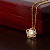 Couch Co-Op Conspirator Love Knot Necklace | Origins of Orion | Love That Transcends Dimensions