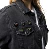 RPG Enamel Pin Set | Gamer Accessories | Dungeons and Dragons Gift | Stat Boost Pin