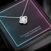 Couch Co-Op Conspirator Love Knot Necklace | Origins of Orion | Love That Transcends Dimensions