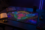Ascension Protocol Desk Mat: IRL RPG Inventory for the Cyberpunk Setup