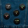 RPG Enamel Pin Set | Gamer Accessories | Dungeons and Dragons Gift | Stat Boost Pin