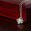 Couch Co-Op Conspirator Love Knot Necklace | Origins of Orion | Love That Transcends Dimensions
