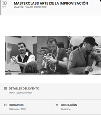 Martín Loyato | The Art of Improvisation Workshop