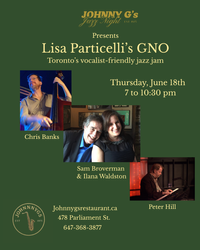 Lisa Particelli's GNO vocalist-friendly Jazz Jam (co-host)
