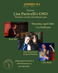 Lisa Particelli's GNO vocalist-friendly Jazz Jam (co-host)