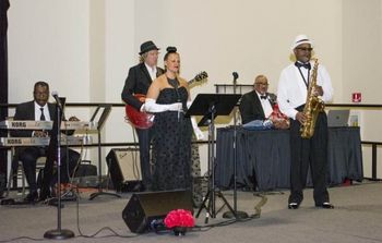 With GD Hendrson Black & White scholarship Ball for the kappas in Riverside,CA
