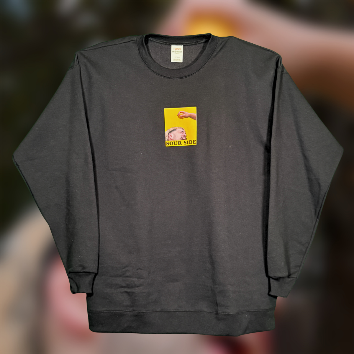 BLACK SOUR SIDE SWEATER - ONE SIZE 