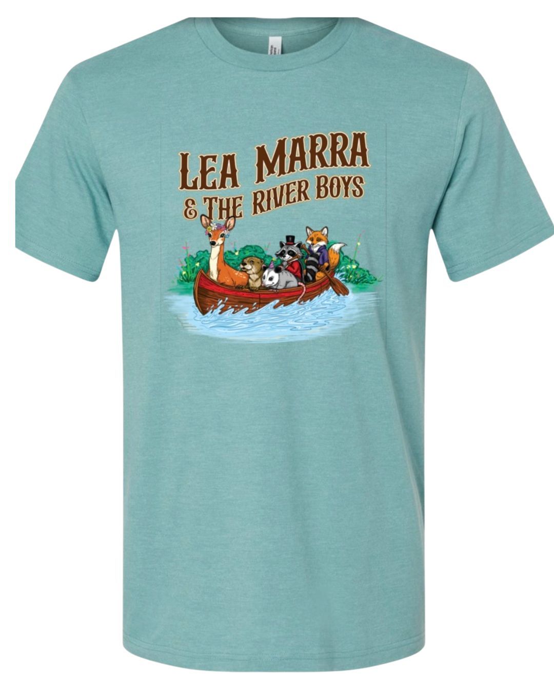 Heather Arctic Canoe Design Tee