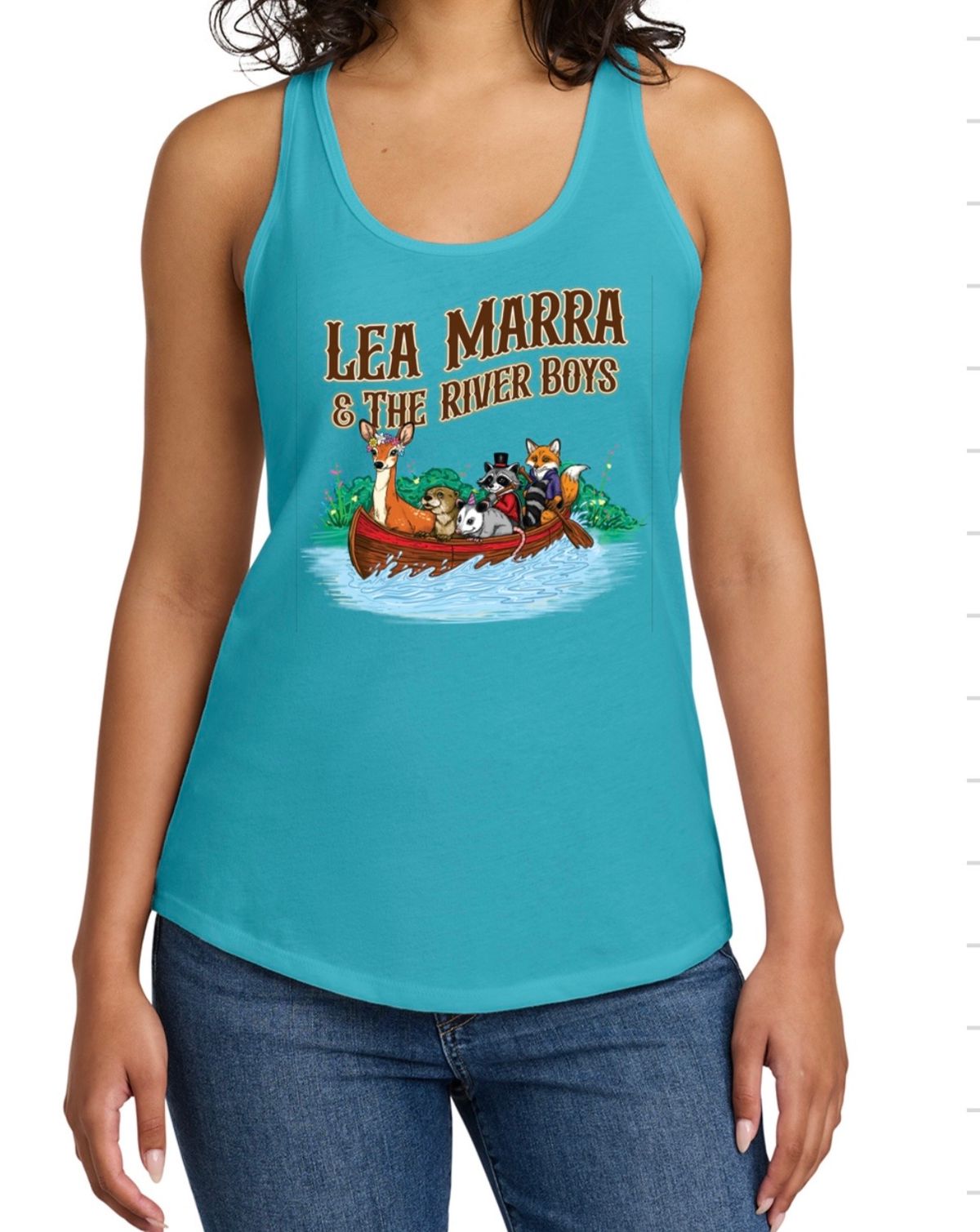 Ladies Tanks Tahiti Blue 
