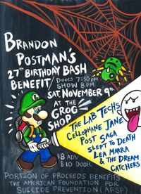 Brandon Postman's 27th Birthday Bash Benefit for ASP 