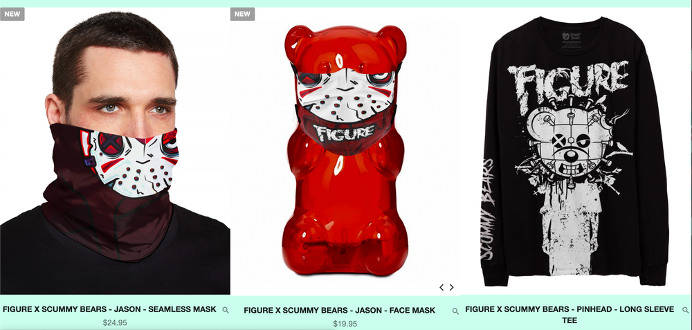 scummy bears & figure merch collection