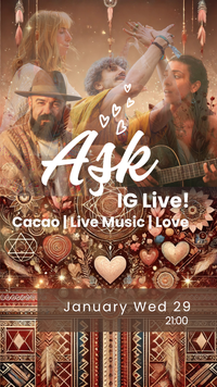 🍫✨ Free Online Cacao Ceremony with Live Music on Instagram! ✨🍫 