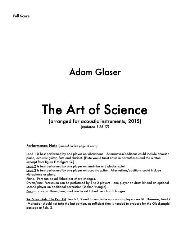 The Art of Science