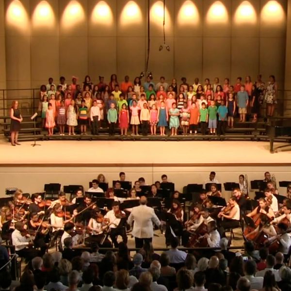 Hatikvah, arrangement for string orchestra and children's choir (2008)