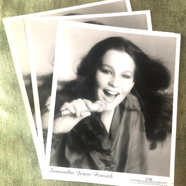 Autographed vintage glossy headshot (Age 12) 