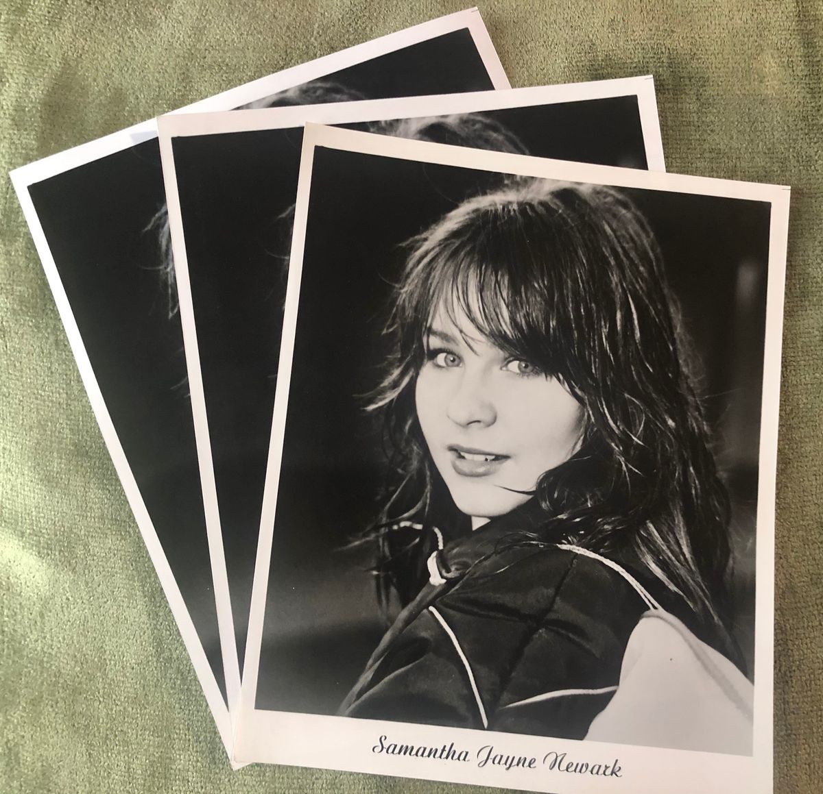 Autographed vintage glossy headshot (Age 14) 
