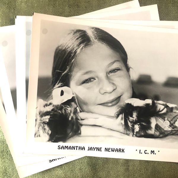Autographed vintage glossy headshot (Age 11)