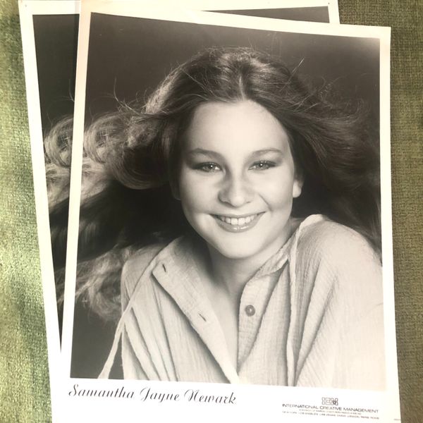 Autographed Vintage glossy head shot (Age 12) 