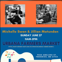 Michelle Swan & Jillian Matundan at Urbana Farmer's Market