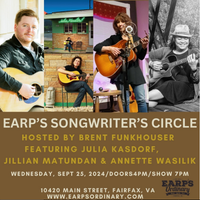 Earp's Ordinary Songwriter's Circle (feat. Julia Kasdorf, Jillian Matundan, Annette Wasilik, & host Brent Funkhouser)