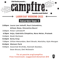 Club Passim presents campfire. festival Labor Day Weekend 2022