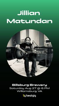 Jillian Matundan @ Billsburg Brewery 