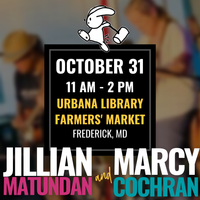Jillian & Marcy at the Urbana Library Farmers' Market - Frederick, MD