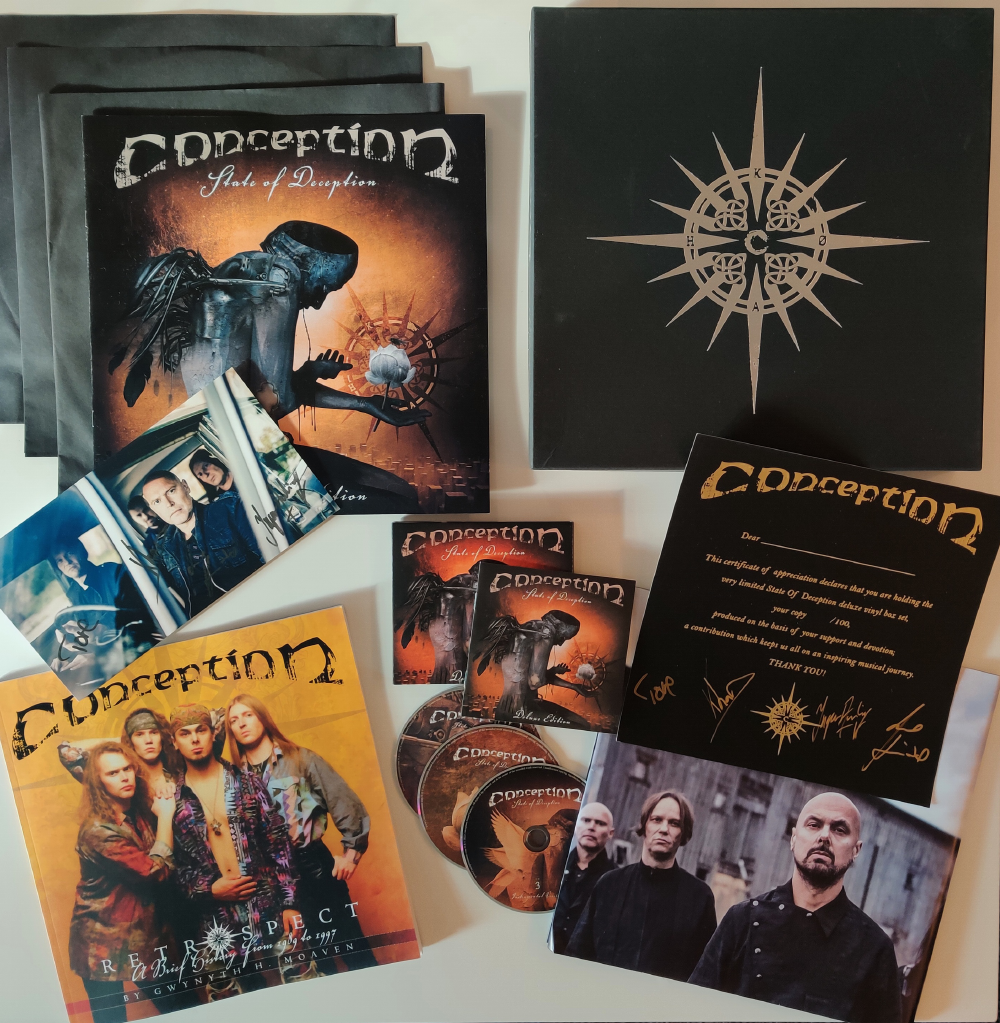 STATE OF DECEPTION Deluxe Boxset 2023 (Triple vinyl, Triple CD, book, poster, signed pic) ONE -1- LEFT!!!