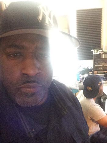 at my Brother Chas Bronxsons studio doing work
