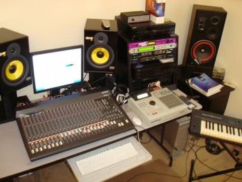 old set up when i switched to the mackie 24track
