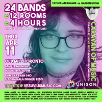 Unison Fund Caravan Of Music - 24 Acts, 12 Rooms. One amazing night!