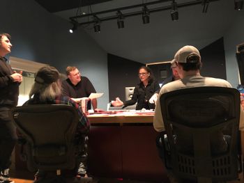 Talking music at Sony Tree Studios
