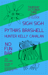 w/ sigh sigh + Hunter Kelly Cahalan