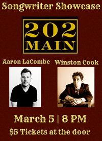 Songwriter Showcase @ 202 Main
