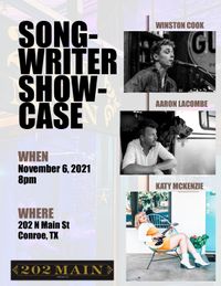 Songwriter's Showcase at 202 Main