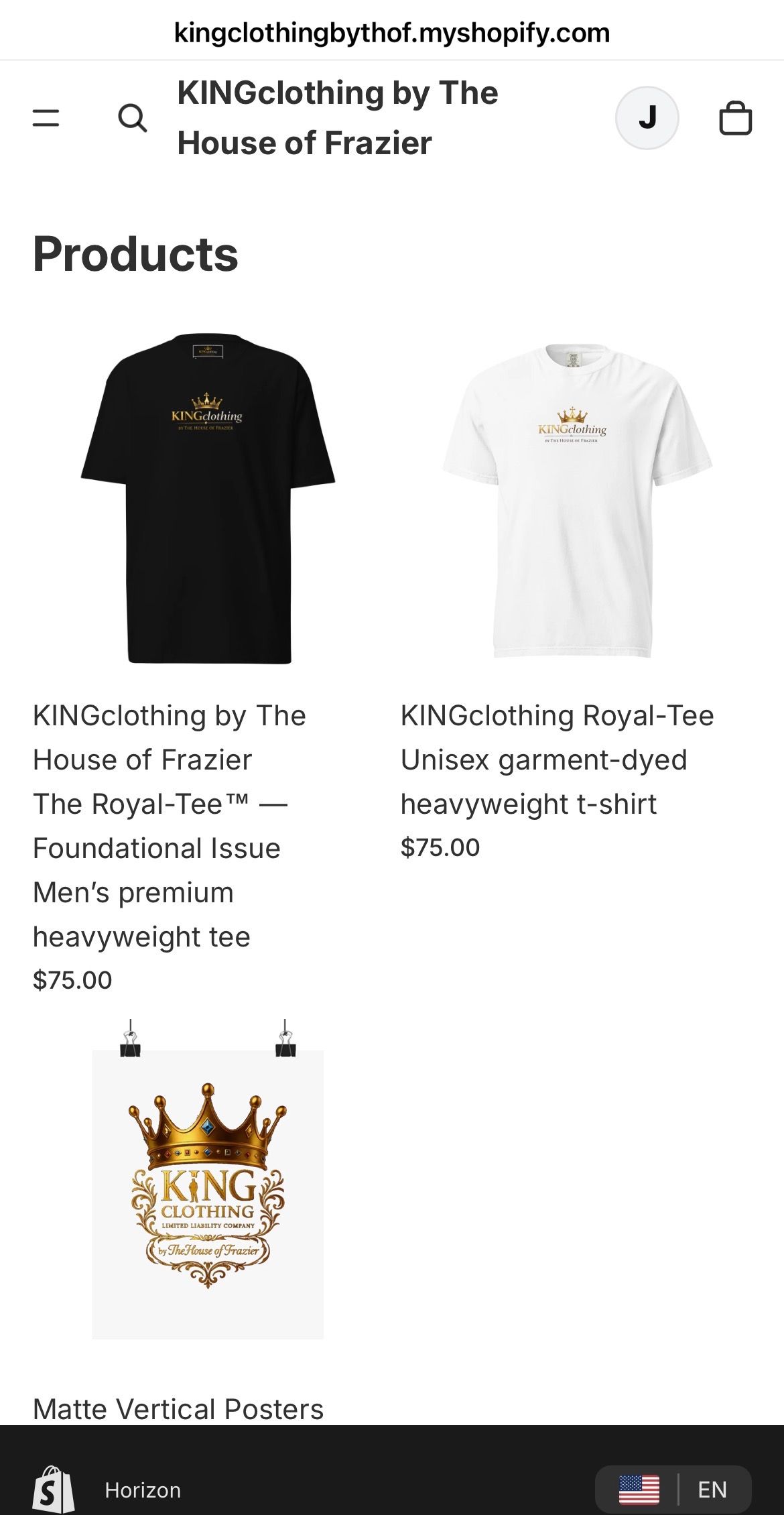 KINGclothing Royal-Tee