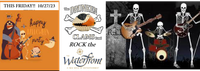 HALLOWEEN WEEKEND PARTY AT THE WATERFRONT WITH THE CLAMS! 