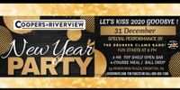 New Year's Party 2021 at Cooper's Riverview - Dinner, Show, and Party w/The Drunken Clams!