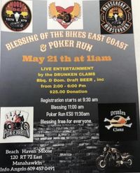 Blessing of the Bikes and Poker Run - Beach Haven Moose Lodge 1575 ( Manahawkin )
