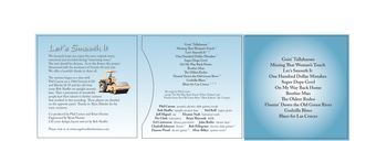 Let's Smooth It, inside & back cover
