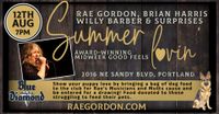 Summer Lovin' with Rae Gordon, Brian Harris & Willy Barber
