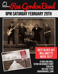 Rae Gordon Band @ CI Bar & Grill