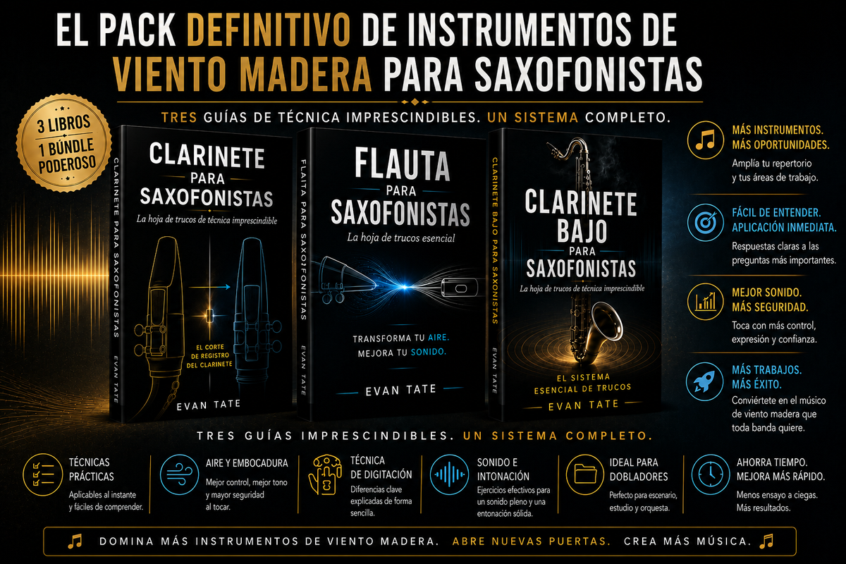 El Pack Definitivo de Instrumentos de Viento Madera para Saxofonistas